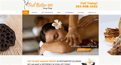 Desktop Screenshot of fb101massage.com